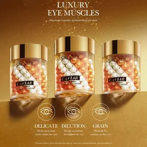 60g Caviar Essence Eye Cream, Refreshing Eye Care Lotion, Moisturizing Eye Care for Women, Holiday Skin Care Gift, Eye Skin Care Moisturizer,  Summer Beauty Supplies