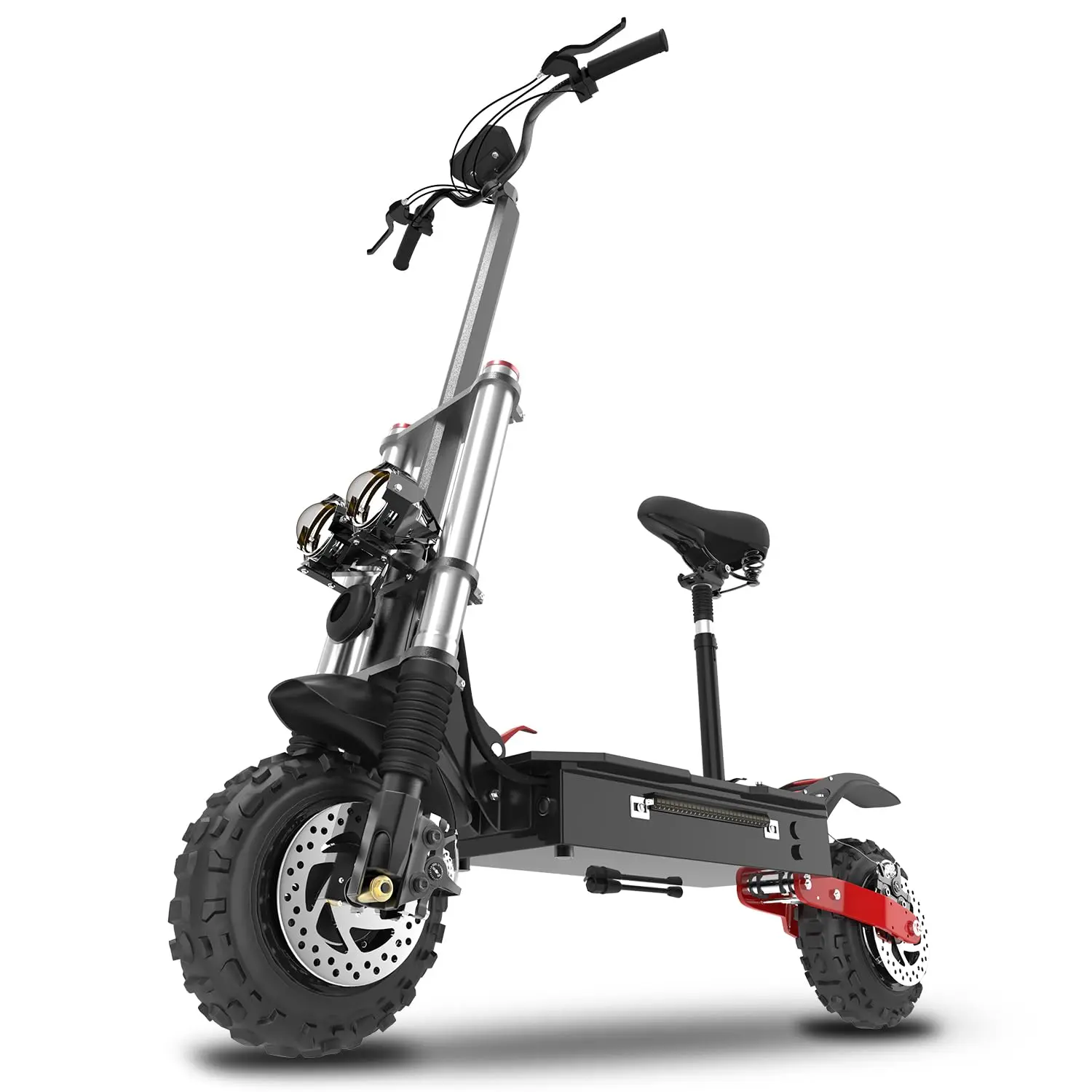 AJOOSOS X60 Electric Scooters for Adults, 50 mph Max Speed Power by 6000W Dual Motor, 50 Miles Long Range, Foldable Electric Scooter with Seat, UL2272 Certified High Speed Scooter