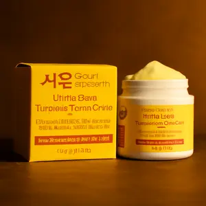 Seoul Ceuticals Ultra Glow Turmeric Face Cream (60ml) | Hyaluronic Acid + Glycolic Acid | Anti-Aging & Brightening