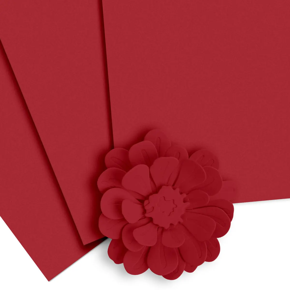 Crafty Necessities: Ruby Red Cardstock (10 sheets/set)