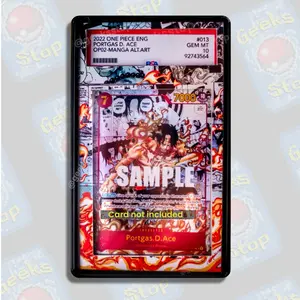 Ace Manga | PSA BGS Magnetic Display Case Extended Art for OPTCG