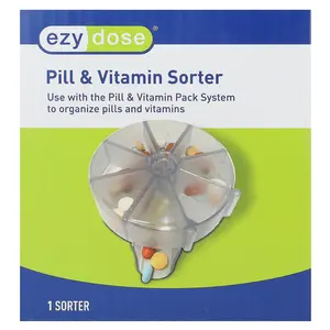 Ezy Dose Pill & Vitamin Sorter, 1 Count