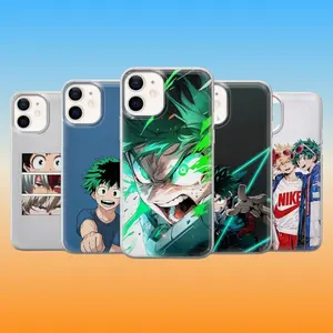 My Hero Academia Phone Case Deku Midoriya Anime case Compatible with iPhone X, 11, 12, 13, 14, 15, 16, 17 & Samsung