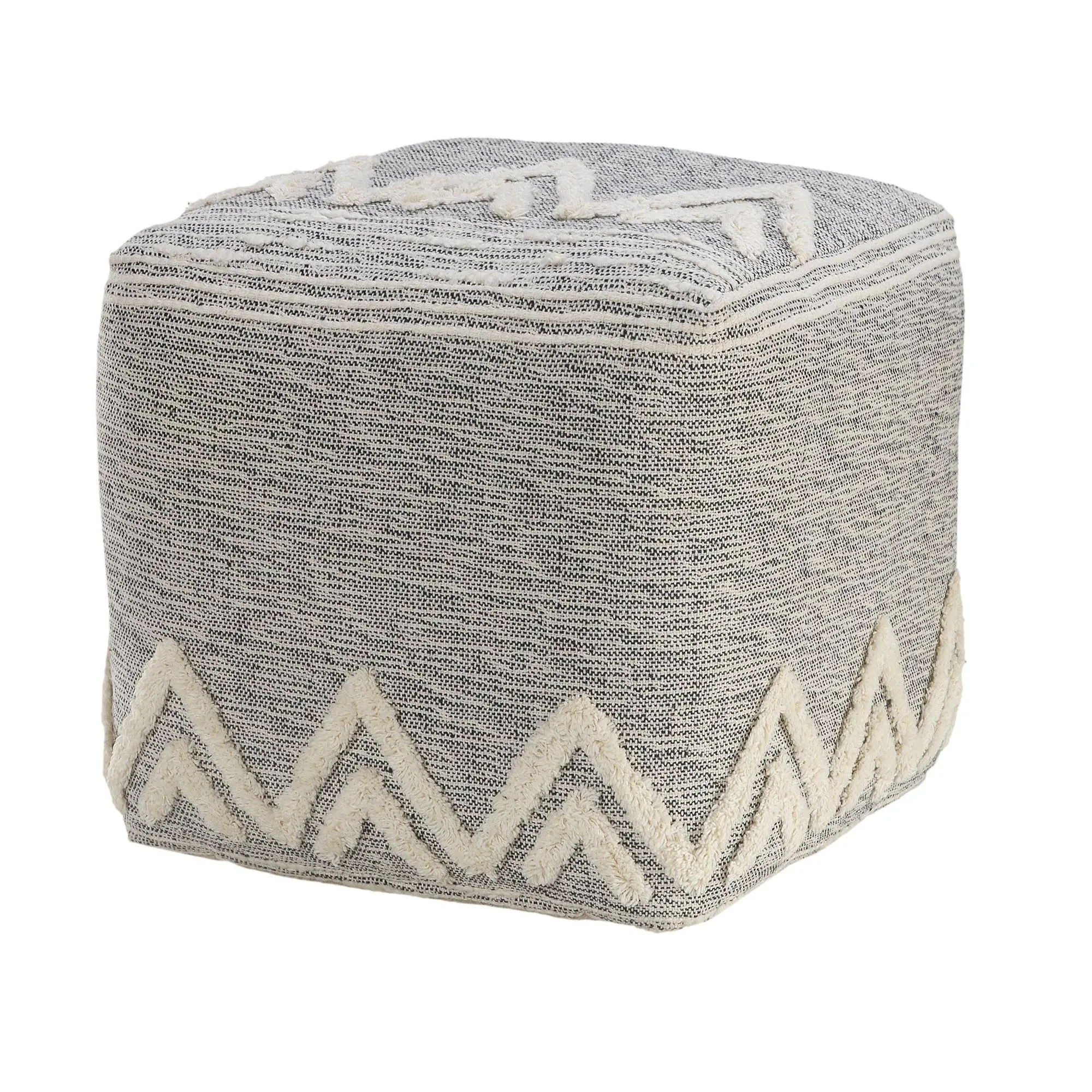 Ox Bay Tufted Mountains Pouf Ottoman Ox Bay Tufted Mountains Pouf Ottoman