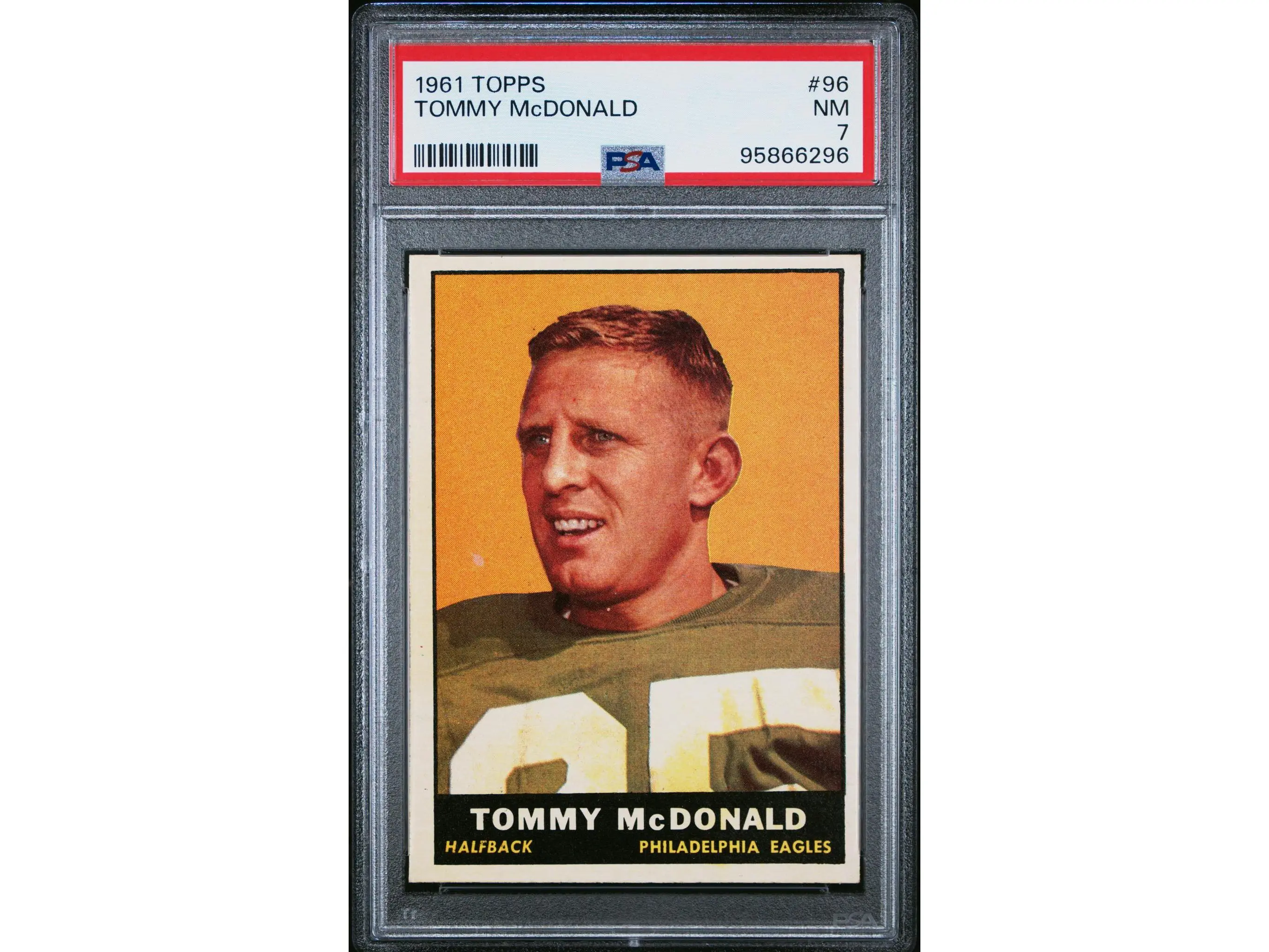 1961 Topps Tommy Mcdonald #96 PSA 7