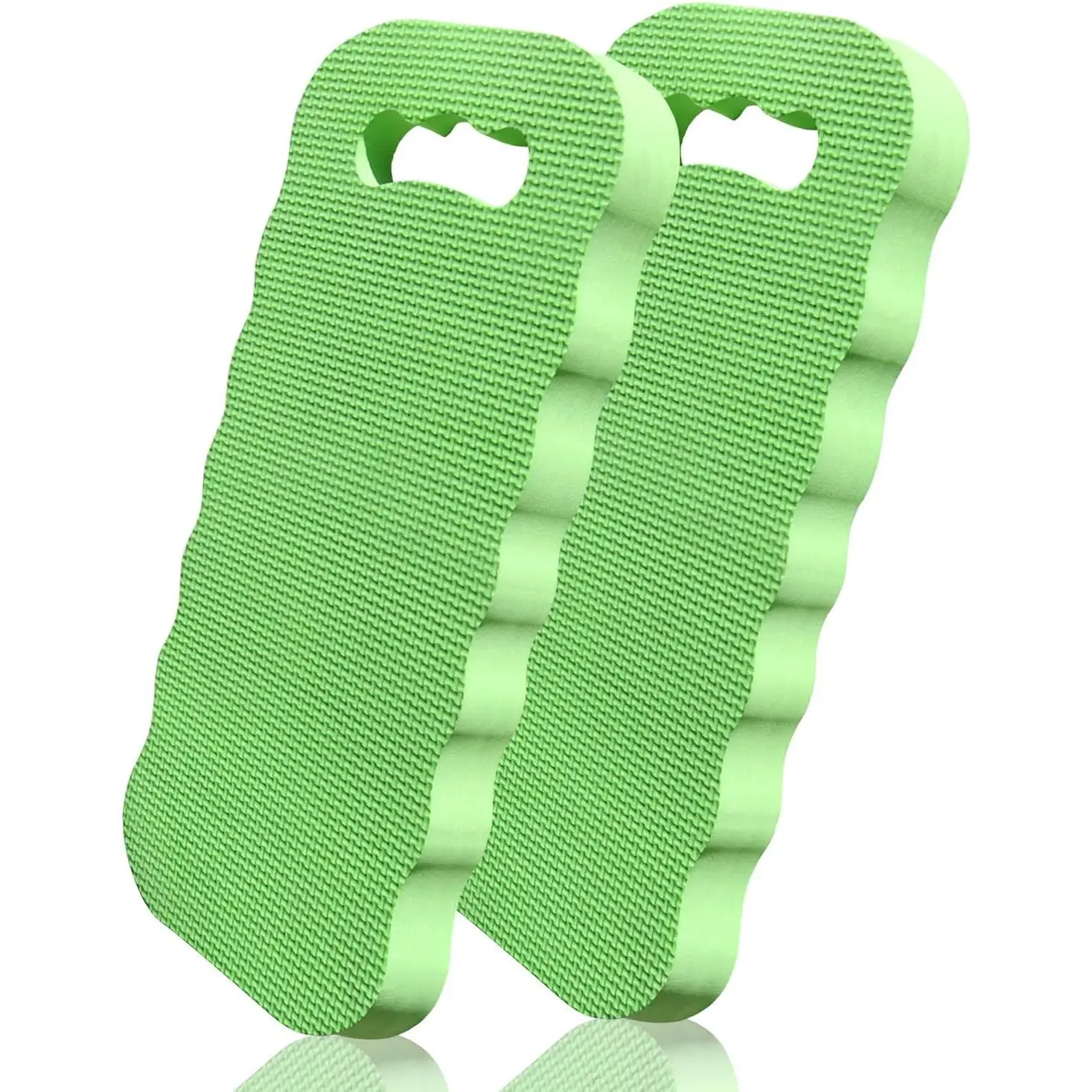 Thick Kneeling Pad 2 Pack, Waterproof, Comfortable Garden Kneeling Pads Stain Resistant, Kneeler Pad for Gardening, Baby Bath, Yoga, Praying and Exercise (Green)