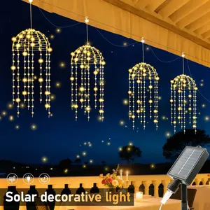 Solar Powered Jellyfish Light, Smart Sensor Outdoor Decor, 8 Modes, Garden Patio Party Decoration, Birthday Festival Wedding Setup, Solar lanterns