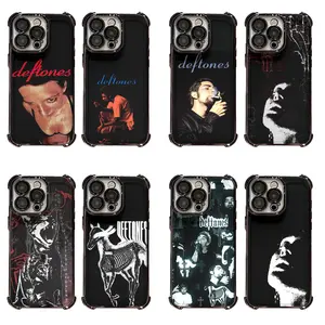 Deftones Live Performance Collage Phone Case for iPhone 17 Pro Max / 16 / 15 / 14 / 13 / 12 / 11, Anti-Scratch Silicone Case