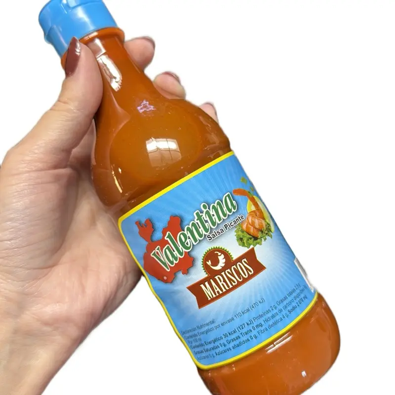 Valentina Salsa Mariscos - Authentic Mexican-Style Spicy Ambient Seafood Sauce, Flavorful Dip for Outdoor Seafood Dishes