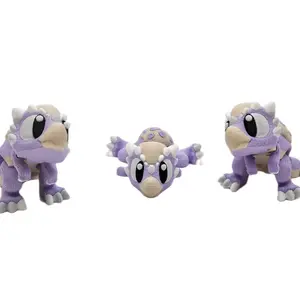 Baby Dinosaur Stygimoloch lavender Flexi Desk Pet Decor Small home decor figurine