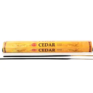 Woody and Earth Fragrance, Calmiing and Soothing Aroma, Purifying and Cleansing Properties, Sacred and Spiritual Scent, Natural Insect Repellent, Balancing and Stable Aromatics, Long-lasting Burn, 20- pack incenses, Cedar-Forest Inspired Essence,