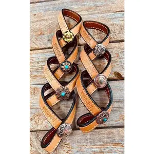 Western Light Oil Rustic Tie Down Keepers