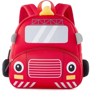 BY-034    Preschool Backpack Toddler Neoprene Animal Schoolbag Lunch backpack for Kids Boys Girls(Cute Lion)