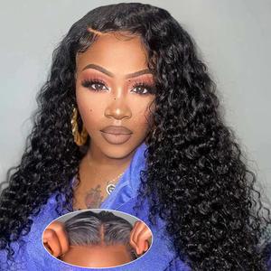 Bling Hair Deep Wave Glueless Wigs Human Hair 13x6 Lace Frontal Wig Ready to Wear 5x5 Lace Clousure Wig For Black Women Deep Culy Wig Brazilian Human Hair Wig Pre Plucked TikTokShop SummerVibes