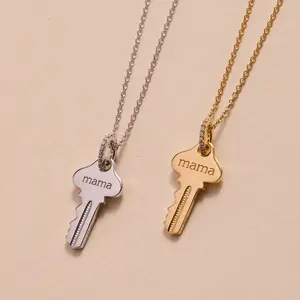 House 'Mama' Key Necklace