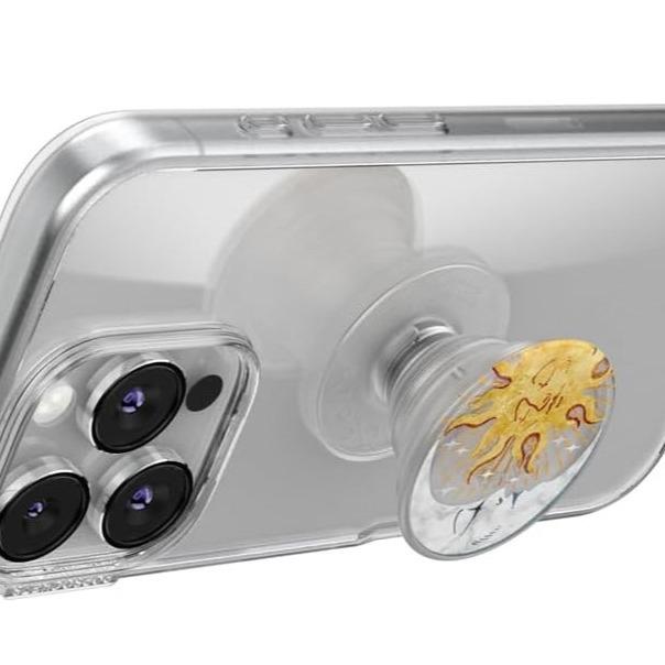 ​​​​PopSockets Phone Grip with Expanding Kickstand, Adhesive Grip - Sun and Moon