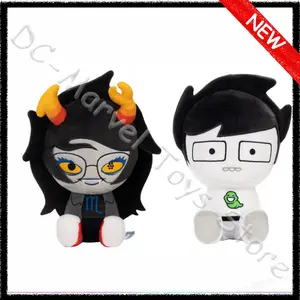 New 20cm Homestuck Vriska Serket Plush John Egbert Plushi Cute Soft Cushion Cartoon Anime Dolls For Kid Birthday Custom Toys