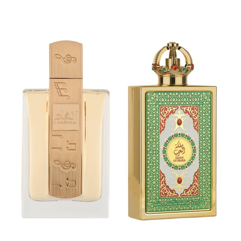 Lattafa Angham + Lattafa Pride Queen of Arabia