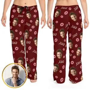 Custom Photo Pajama Pants for Someone You Love - Personalized With Your Own Photo! Fabric Loungewear