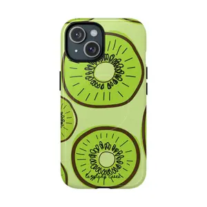 Kiwi Pattern Tough Magnetic Phone Cases, Cute Phone Covers, Fruit Phone Accessories, Unique Gift for Her, Summer Vibe Cell Phone Cases