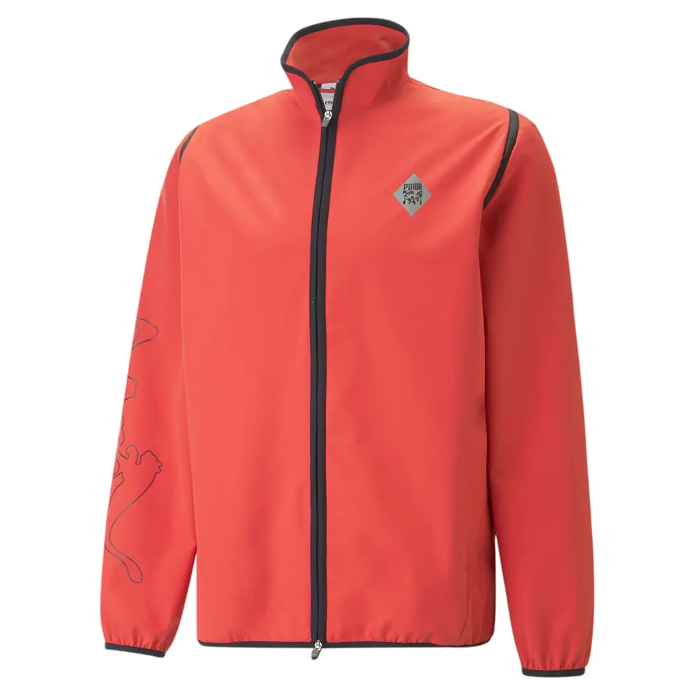 PUMA Mens X Perks And Mini Jacket Athletic Outerwear Casual - Red