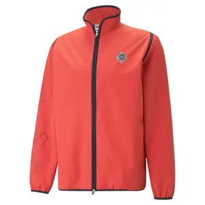 PUMA Mens X Perks And Mini Jacket Athletic Outerwear Casual - Red