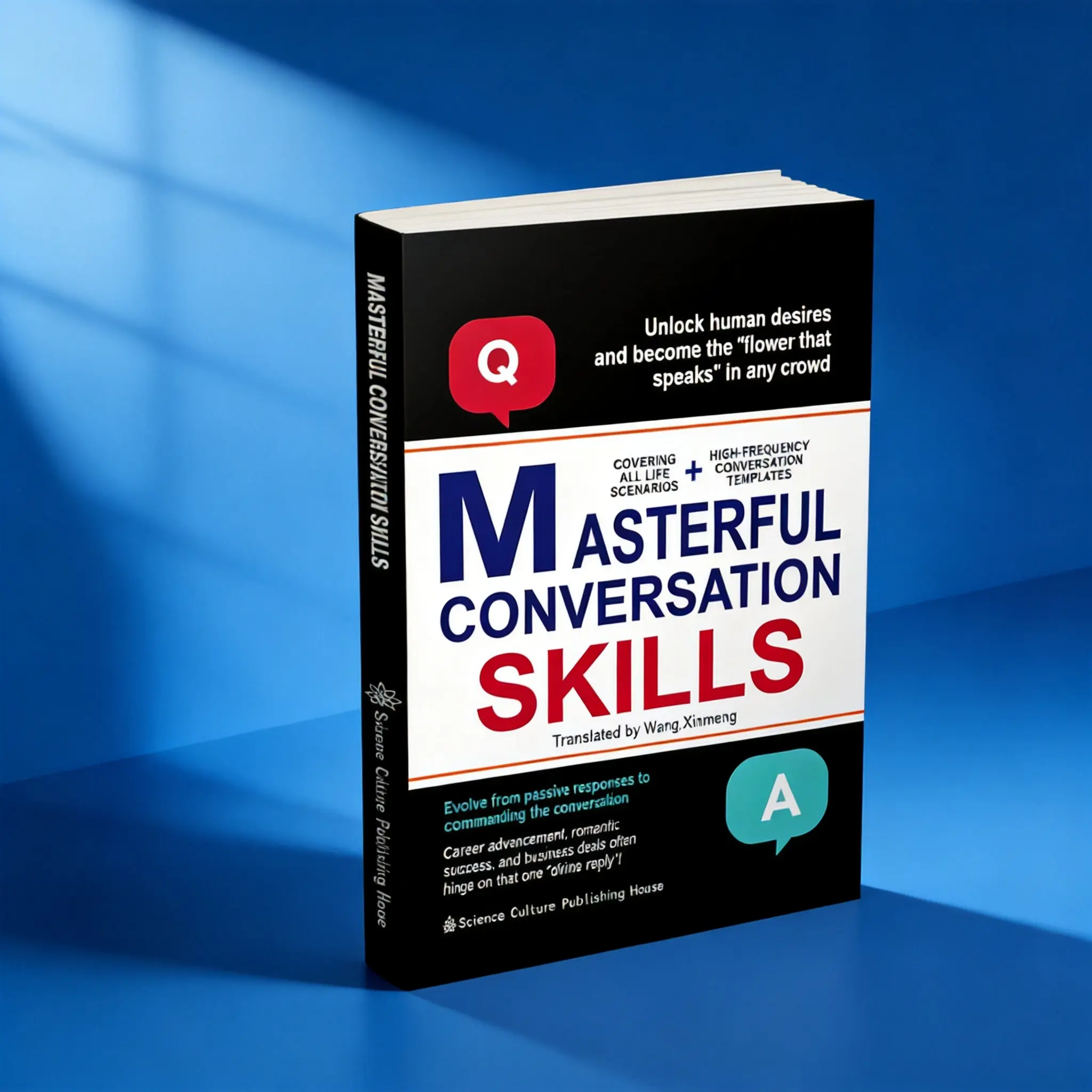 English Conversation Skills Book 1 - 2026 Regular Edition, Soft Covers, 160 Pages, Classic Q&A, Social Elegance Secrets, Strengthen Relationships, Casual Small Talk Distinction, High-Risk Conversation Mastery