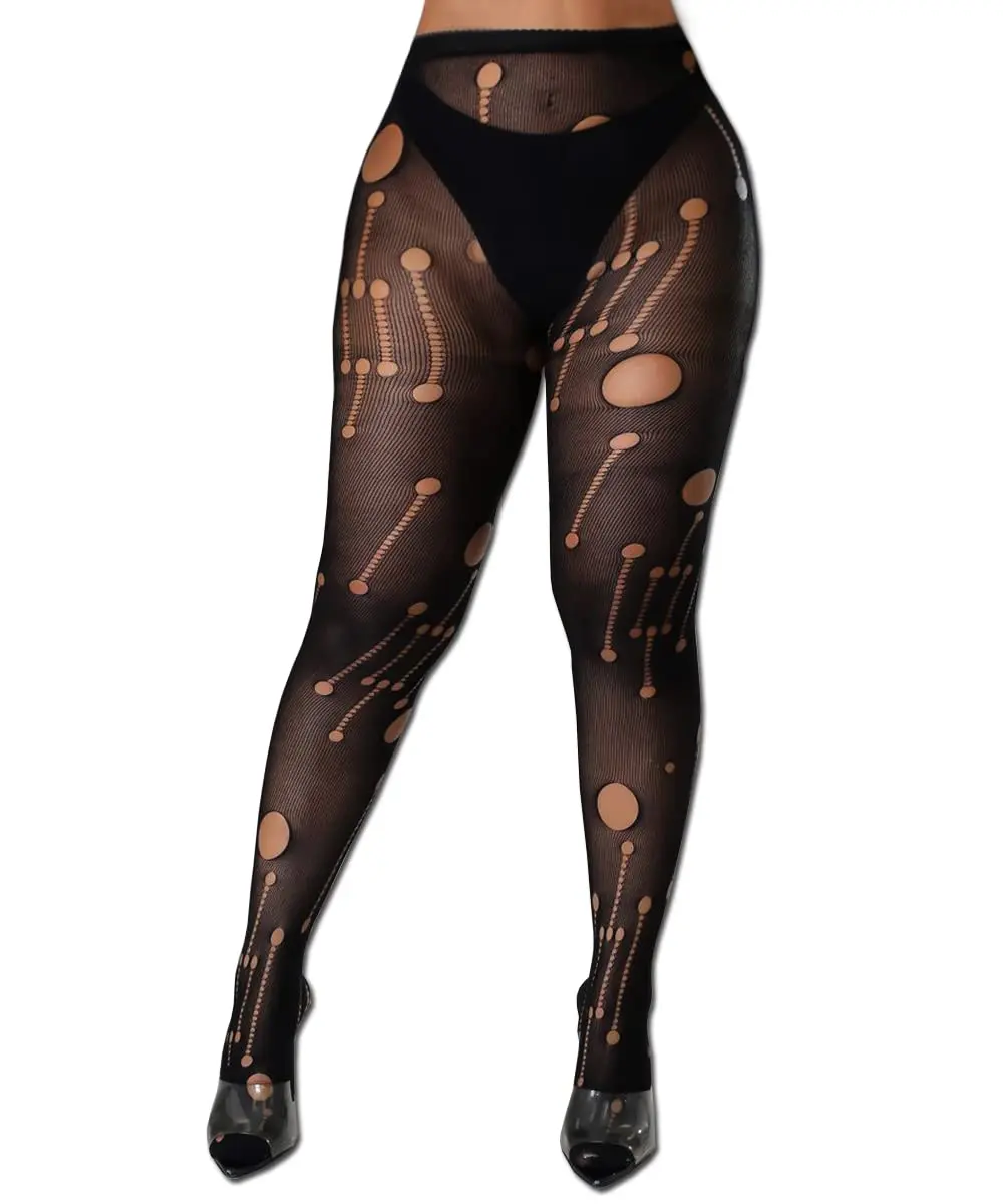 Women’s Sexy Fishnet Stockings: Patterned Thigh-High Lace Tights and Leggings