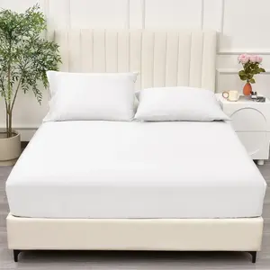 Best Quality Fitted Sheet Deep Pocket Breathable Soft Elastic Mattress Sheets, Extra Deep Fitted Sheets Twin, Full, Queen And King Size