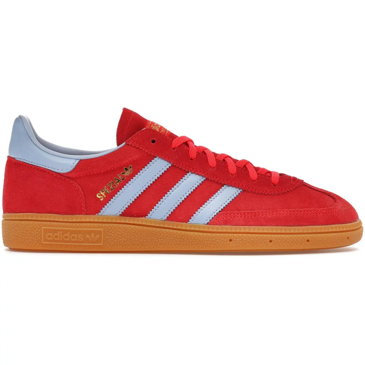 adidas Handball Spezial Lucid Red Glow Blue Gum Women's (JR3607)