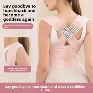 Anti-hunchback corrective belt Corrective hunchback belt Open shoulder posture strap Body aligner Adult student posture strap back  press machines Correction Support