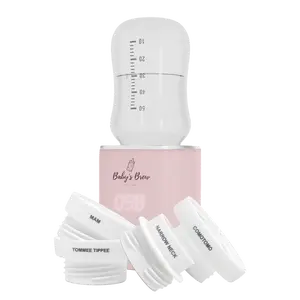 Pink 3.0 Portable Bottle Warmer Adapter Set (Warmer + Four Adapters)