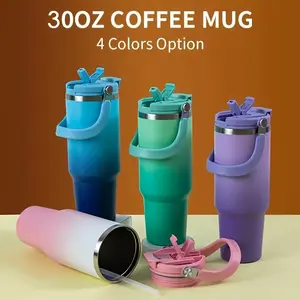 30oz Stainless Steel Insulated Cup, Durable Reusable Drinkware, Ideal for Coffee Tea Water, Perfect Office Home Gift, Tumbler