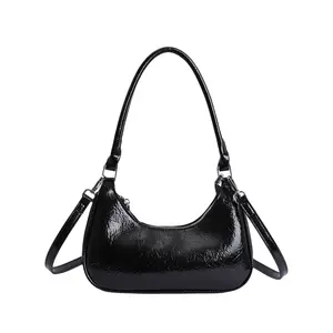 Half-moon Bag, Crescent Underarm Shoulder Bag, Crossbody Purse with Adjustable Strap, Women's Trendy Small Handbag for Work, Party & Daily Use,Y2K style purse