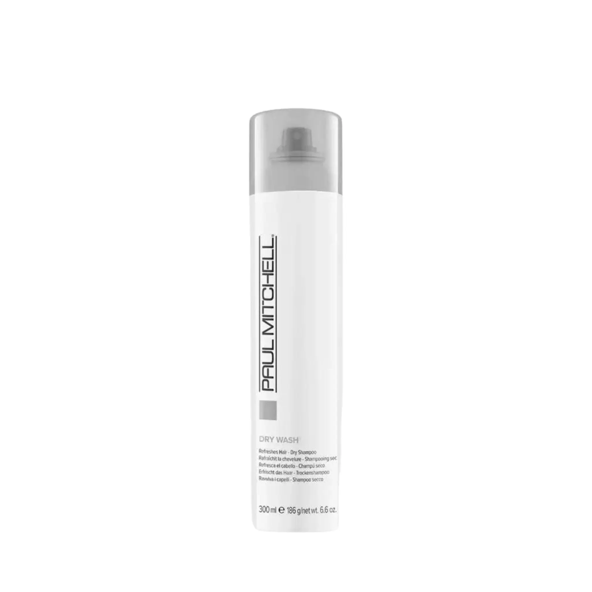 Paul Mitchell Dry Wash Dry Shampoo, Oil-Absorbing Spray with Jasmine Fragrance, No Residue Colorless Formula for All Hair Types, 300ml, Haircare, Cleanser, Scented, Aroma, Aerosol