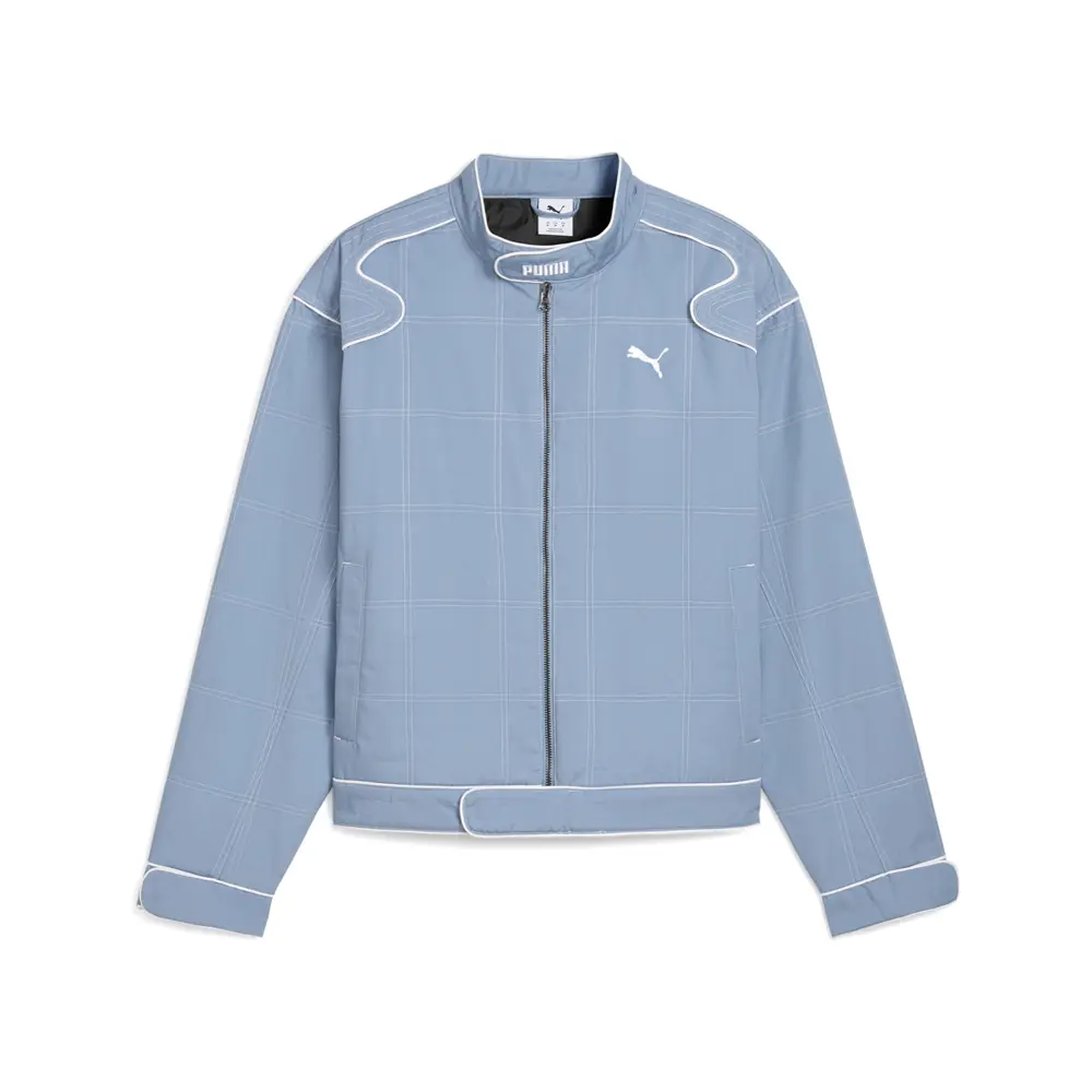 PUMA Mens Future Archive Racer Jacket Athletic Outerwear Casual - Blue