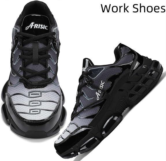 Steel Toe Shoes For Men Women Lightweight Breathable Safety Sneakers Steel Toe Indestructible Safety Shoes Outdoorfun