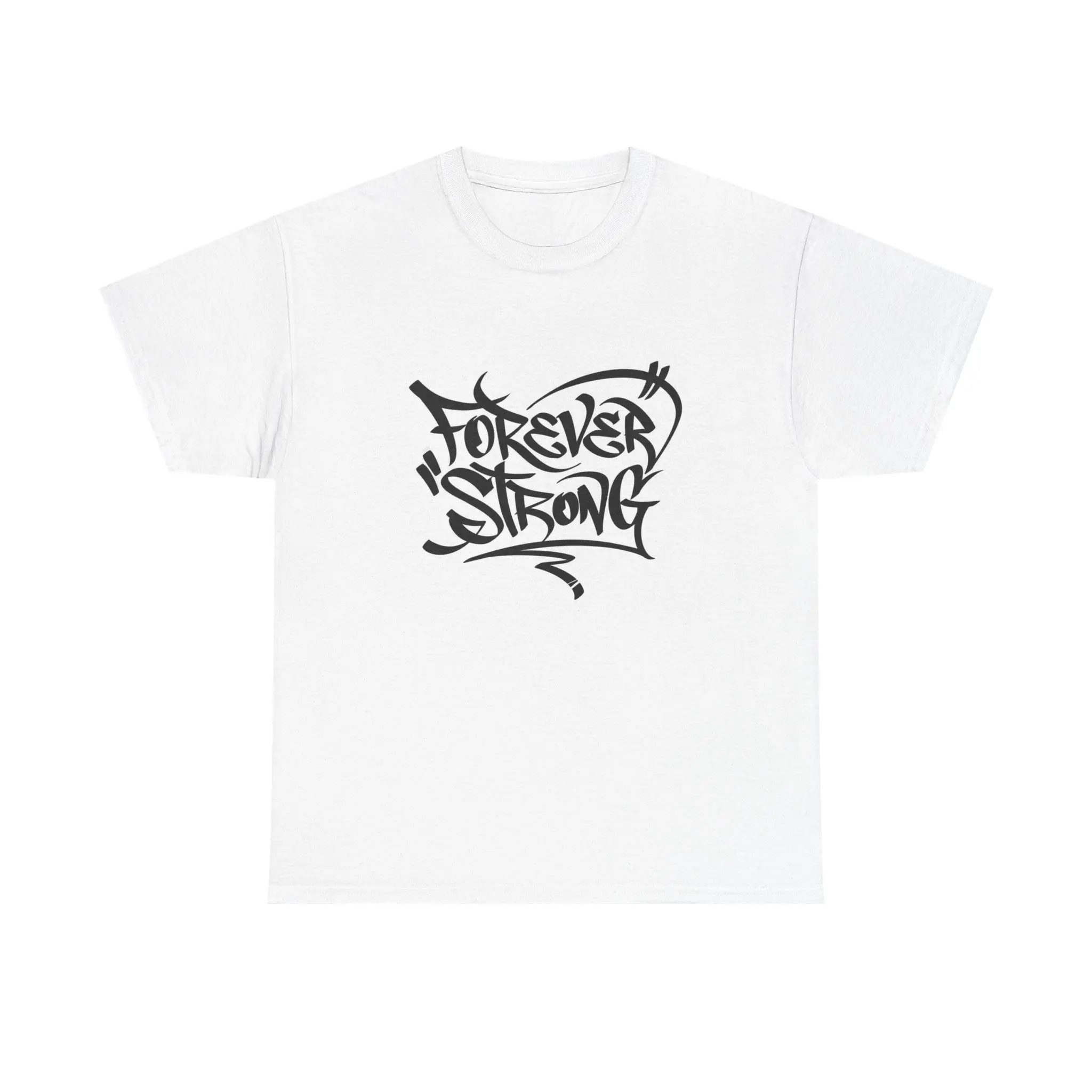 Forever Strong T-Shirt – Inspirational Script Graphic Tee