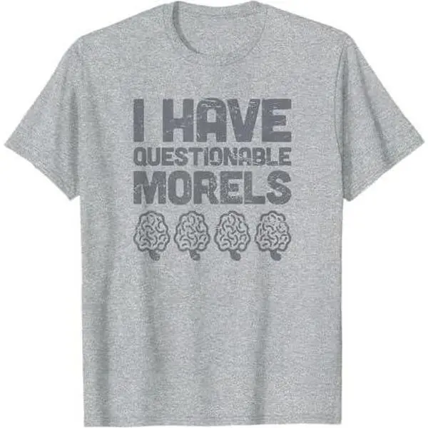Morel Hunting T-Shirt / Morel Mushroom Foraging - Distressed T-Shirt