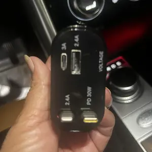 Product Review of 4-in-1 Retractable Car Charger, 100W USB-C Fast Adapter with Lightning Cable & Dual Ports for iPhone, iPad, AirPods, Samsung, Google Pixel from D**a ❌**