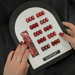 SUUSEEGEL Res Series Moonlight Cat Eye Nail Gel Set 2026 New 15ml*10PCS High Quality Fashion Long-lasting HEMA&TPO Free Nail Art Non-toxic UV Gel for Nail Salon DIY ODM/OEM Wholesale