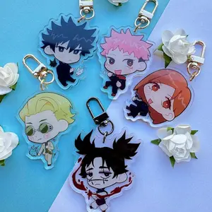 JJK Keychain Acrylic Charms, Unique Keychains for Personal Style, Cute Keychains for Bags and Keys