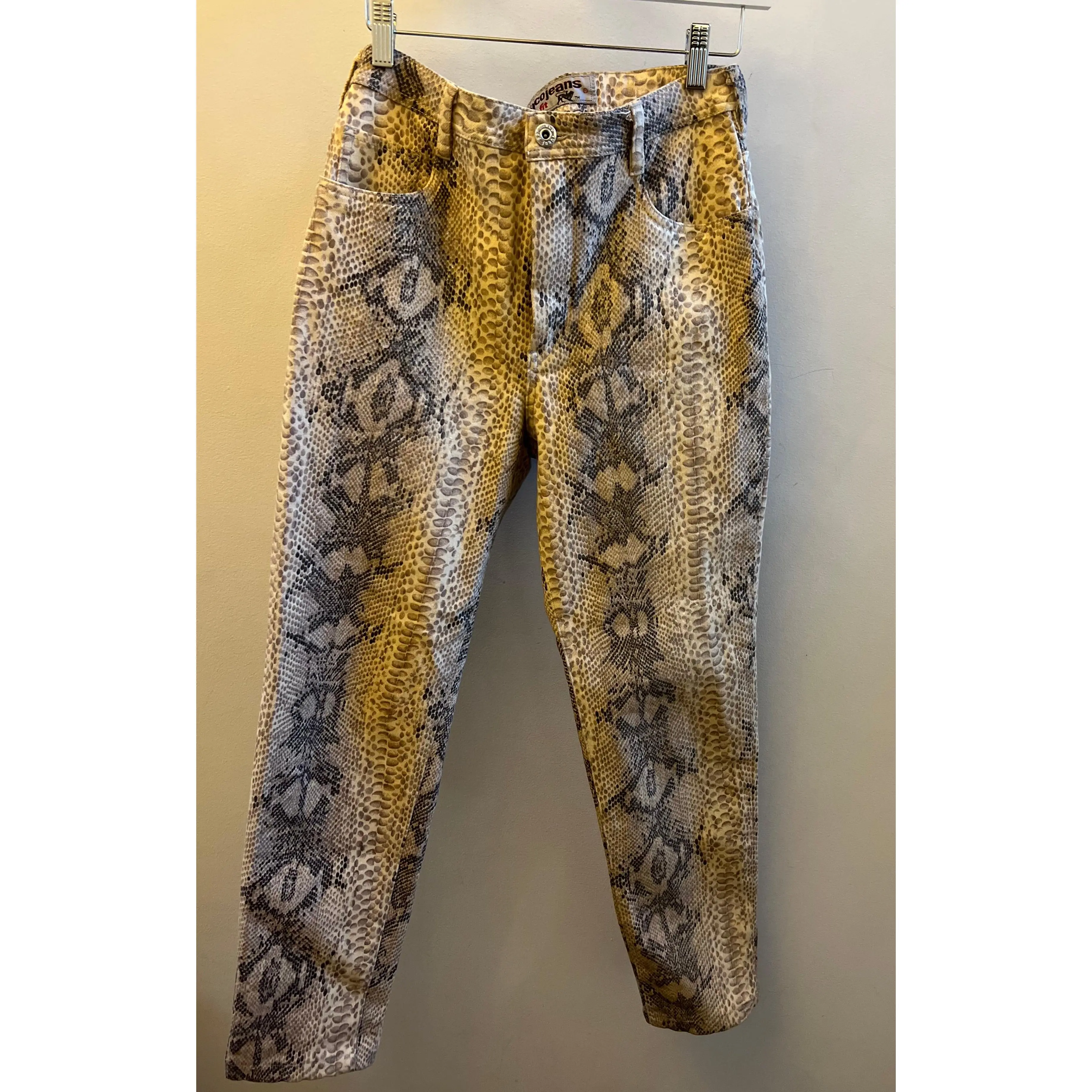 Vintage Parasuco Snake Skin Jeans