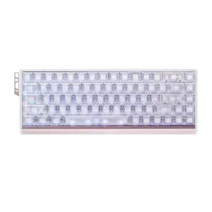 ATKGEAR ATK 68 RX eSports Hall Effect Gaming Keyboard 65% Compact 68 Keys Adjustable Rapid Trigger RGB Cherry Profile Frosted Keycaps for FPS Pro Gamers Dominance