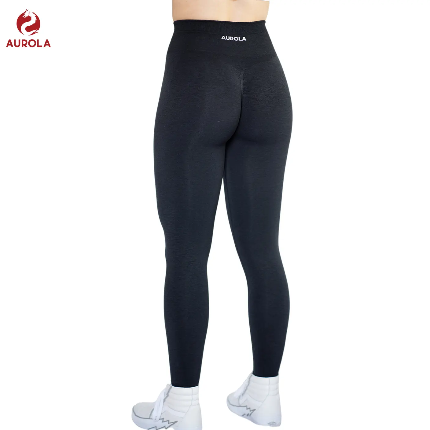 AUROLA Workout Leggings for Women Seamless Scrunch Tights Tummy Control Gym Fitness Girl Sport Active Yoga Pants 25'' summerwins