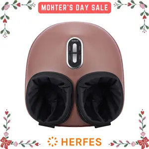 [Mother's Day Special] Heated Foot Massager with Deep Tissue Kneading Therapy & Air Compression, Promotes Blood Circulation, Foot Comfort, Adjustable Settings For Sensitive Feet, TikTokShopStockUp
