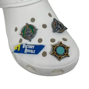 Medallion Shoe Charms - Chapter 5 season 4  - Victory Royale shoe Charm - Set of 4 Game Hero Medallions - Game Hero Medallion bundle - Gift for Gamers