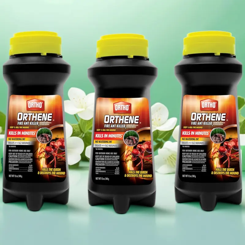 Ortho Orthene Fire Ant Killer1 Insect-Control Spray, 12 oz. 3-Pack, Fast-Acting Residential Home Pest Control Bug Killer, Kills Queen, Destroys Up to 162 Mounds, Begins Working in 60 Minutes