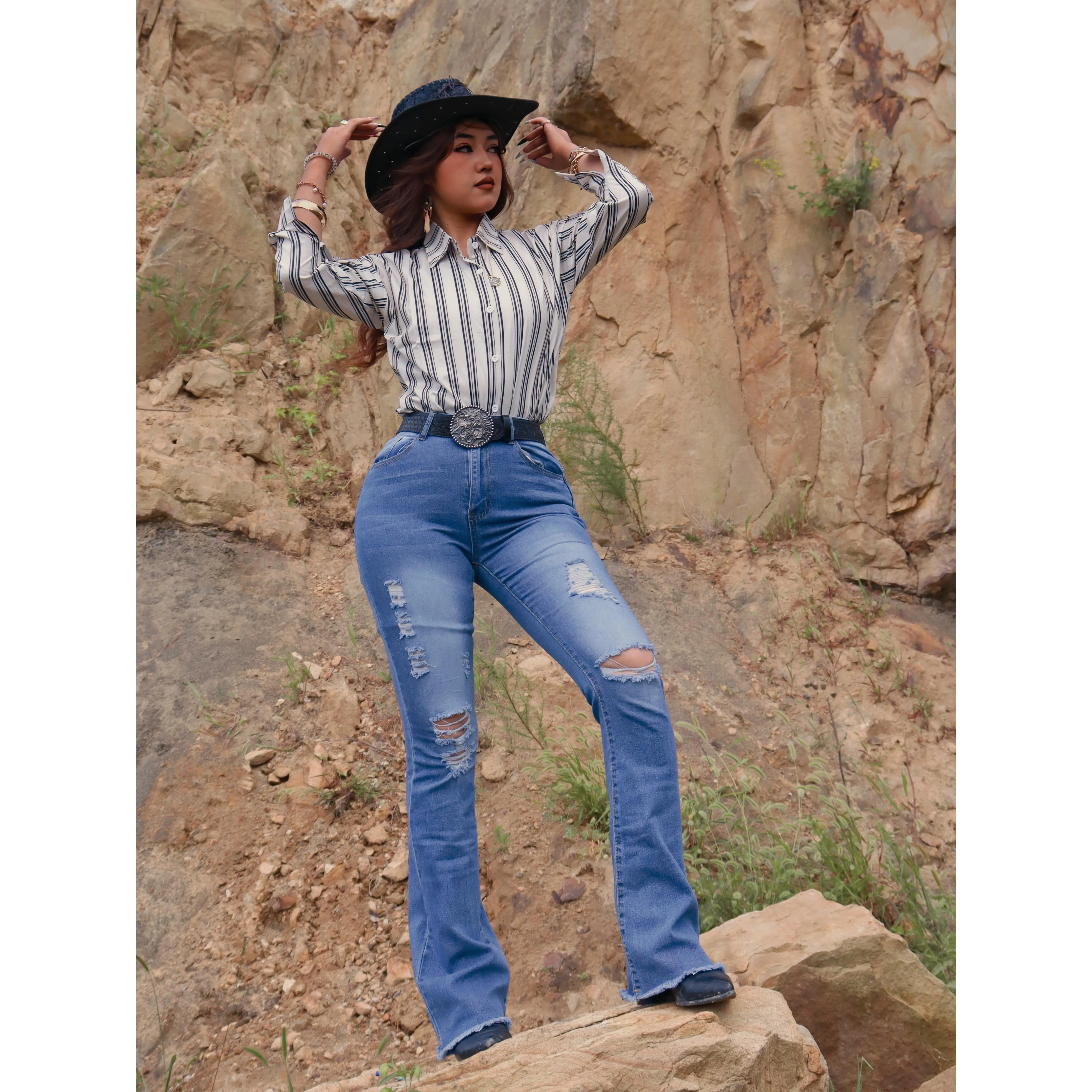 30's Western Costume Western Denim Pants | ヤマダウェブコム