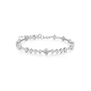 VAMERAY #2276 8 Carat Round Brilliant Center Station Tennis Bracelet